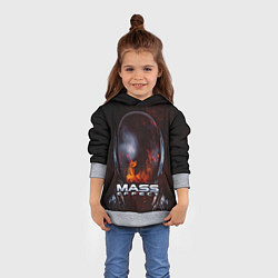 Толстовка-худи детская Mass Effect, цвет: 3D-меланж — фото 2