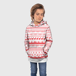 Толстовка-худи детская Horizon Zero Dawn: New Year, цвет: 3D-белый — фото 2