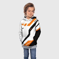 Толстовка-худи детская CS:GO Asiimov Light, цвет: 3D-меланж — фото 2