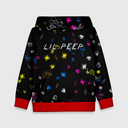 Толстовка-худи детская Lil Peep: Legend, цвет: 3D-красный