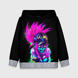 Толстовка-худи детская KDA Akali, цвет: 3D-меланж