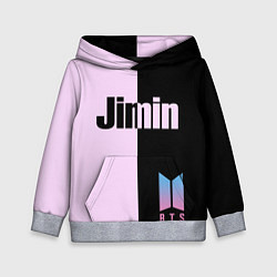 Толстовка-худи детская BTS Jimin, цвет: 3D-меланж