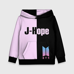 Толстовка-худи детская BTS J-hope, цвет: 3D-черный