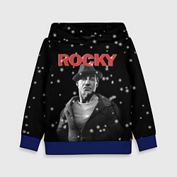 Толстовка-худи детская Old Rocky, цвет: 3D-синий