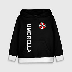 Толстовка-худи детская UMBRELLA CORP, цвет: 3D-белый