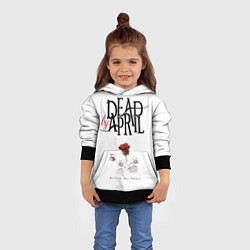 Толстовка-худи детская Dead by April, цвет: 3D-черный — фото 2
