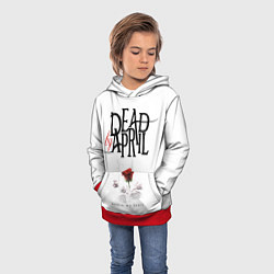 Толстовка-худи детская Dead by April, цвет: 3D-красный — фото 2