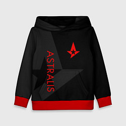 Толстовка-худи детская Astralis: Dark Style, цвет: 3D-красный