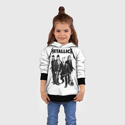 Толстовка-худи детская Metallica, цвет: 3D-черный — фото 2