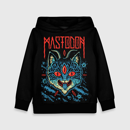 Детская толстовка Mastodon: Demonic Cat / 3D-Черный – фото 1