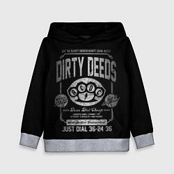 Толстовка-худи детская AC/DC: Dirty Deeds, цвет: 3D-меланж