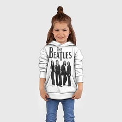 Толстовка-худи детская The Beatles: White Side, цвет: 3D-белый — фото 2