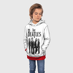 Толстовка-худи детская The Beatles: White Side, цвет: 3D-красный — фото 2