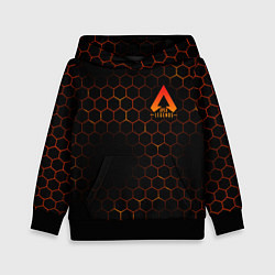 Толстовка-худи детская Apex Legends: Orange Carbon, цвет: 3D-черный