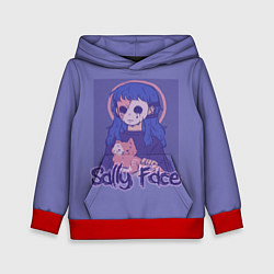 Толстовка-худи детская Sally Face: Violet Halo, цвет: 3D-красный