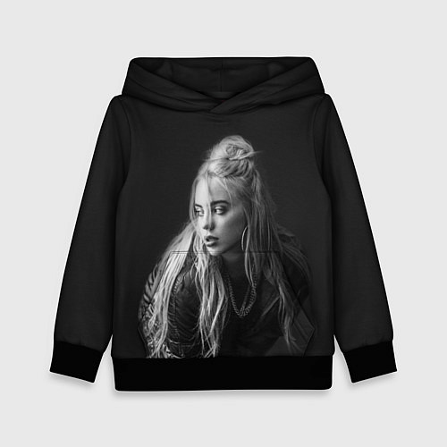 Детская толстовка Billie Eilish: Black Fashion / 3D-Черный – фото 1