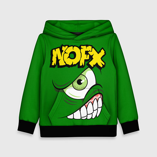 Детская толстовка NOFX Face / 3D-Черный – фото 1