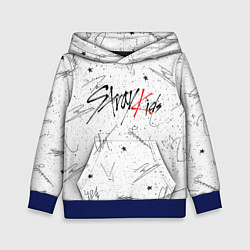 Толстовка-худи детская STRAY KIDS АВТОГРАФЫ, цвет: 3D-синий