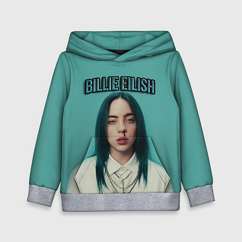 Детская толстовка BILLIE EILISH / 3D-Меланж – фото 1