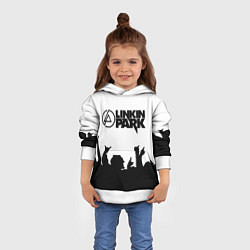 Толстовка-худи детская LINKIN PARK, цвет: 3D-белый — фото 2