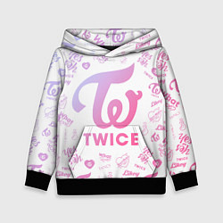 Толстовка-худи детская TWICE, цвет: 3D-черный