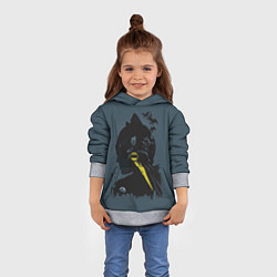 Толстовка-худи детская Batman, цвет: 3D-меланж — фото 2