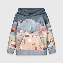 Детская толстовка Новогодние каникулы