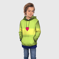 Толстовка-худи детская UNDERTALE CHARA, цвет: 3D-синий — фото 2