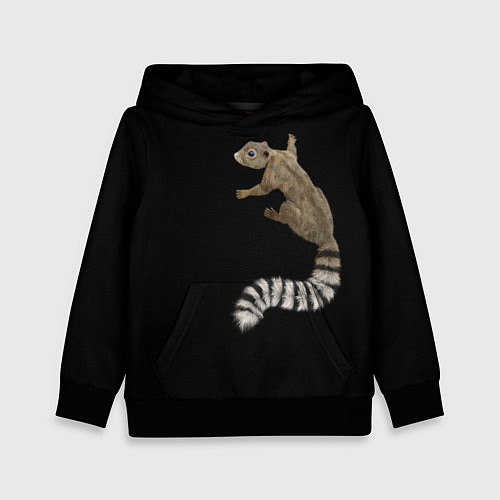 Детская толстовка И мой зверёк со мною / 3D-Черный – фото 1
