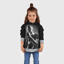 Толстовка-худи детская Chester Bennington Linkin Park, цвет: 3D-меланж — фото 2