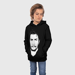 Толстовка-худи детская Че Гевара, цвет: 3D-черный — фото 2