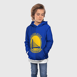 Толстовка-худи детская GOLDEN STATE WARRIORS, цвет: 3D-белый — фото 2