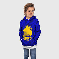 Толстовка-худи детская GOLDEN STATE WARRIORS, цвет: 3D-белый — фото 2