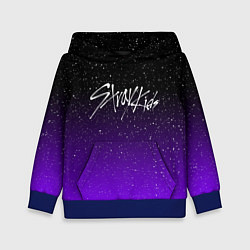 Толстовка-худи детская STRAY KIDS, цвет: 3D-синий
