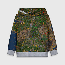 Детская толстовка Карта в Heroes 3