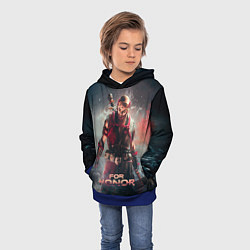 Толстовка-худи детская Shadows of the Hitokiri art, цвет: 3D-синий — фото 2