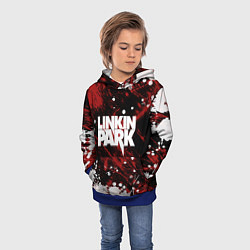 Толстовка-худи детская Linkin Park, цвет: 3D-синий — фото 2