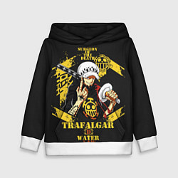 Толстовка-худи детская One Piece Trafalgar Water, цвет: 3D-белый