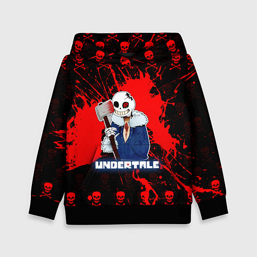 Детская толстовка UNDERTALE / 3D-Черный – фото 1