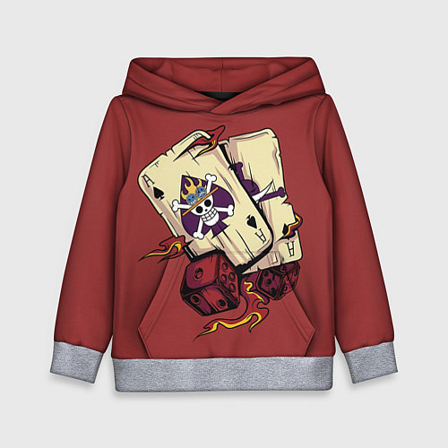 Детская толстовка One Piece / 3D-Меланж – фото 1