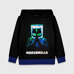 Толстовка-худи детская Marshmello, цвет: 3D-синий