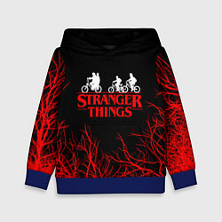 Толстовка-худи детская STRANGER THINGS, цвет: 3D-синий