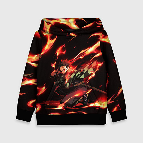 Детская толстовка KIMETSU NO YAIBA / 3D-Черный – фото 1