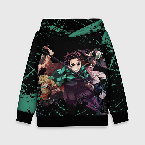 Детская толстовка KIMETSU NO YAIBA / 3D-Черный – фото 1