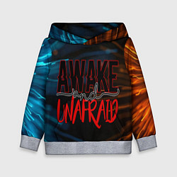 Детская толстовка Awake unafraid