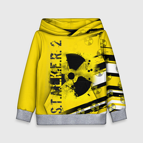 Детская толстовка STALKER / 3D-Меланж – фото 1