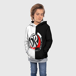 Толстовка-худи детская MONOKUMA DANGANRONPA, цвет: 3D-меланж — фото 2