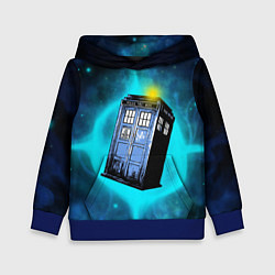 Толстовка-худи детская Doctor Who, цвет: 3D-синий
