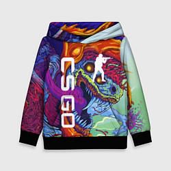 Толстовка-худи детская CS GO HYPERBEAST, цвет: 3D-черный