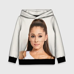 Толстовка-худи детская Ariana Grande Ариана Гранде, цвет: 3D-черный